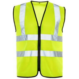 Hi Vis Vest with Zip