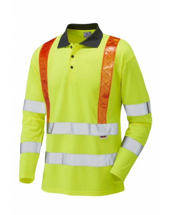 hi vis long sleeve polo shirts