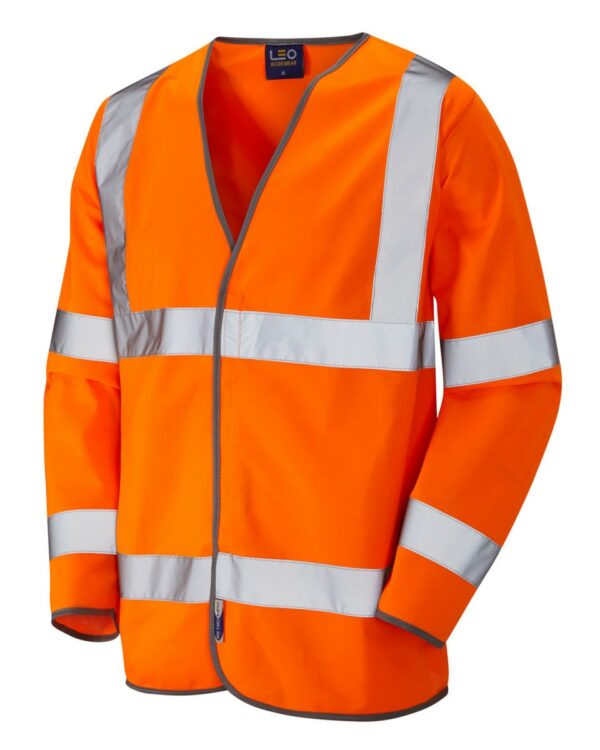 Long Sleeve Hi Vis Waistcoat